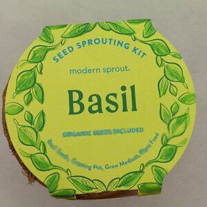 Modern Sprout Seed Sprouting Kit  basil organic  Seeds Growing Pot, new